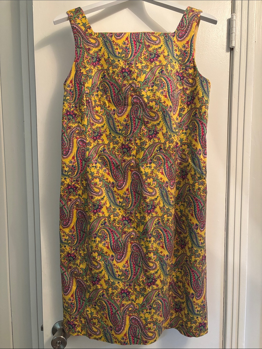 Ralph Lauren bright paisley dress. Sz 12